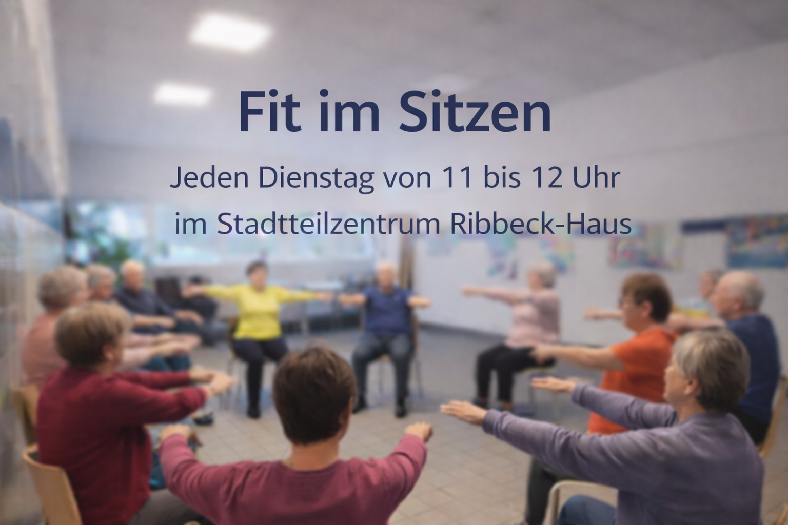 fit im sitzen