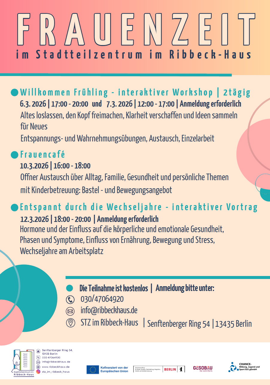 frauenzeit ribbeck-haus